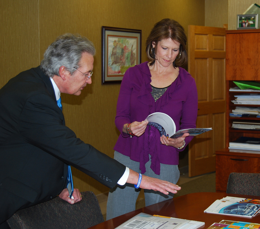 Gary C. Smith and Congresswoman Bustos Gary C. Smith and Congresswoman Bustos